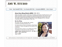 Tablet Screenshot of amywangstudio.com